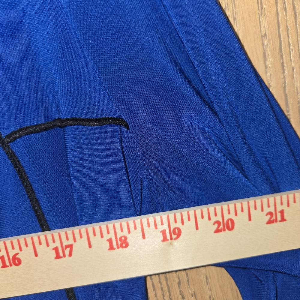 Joseph Ribkoff Blue Button Down Shirt - Picture 4 of 7